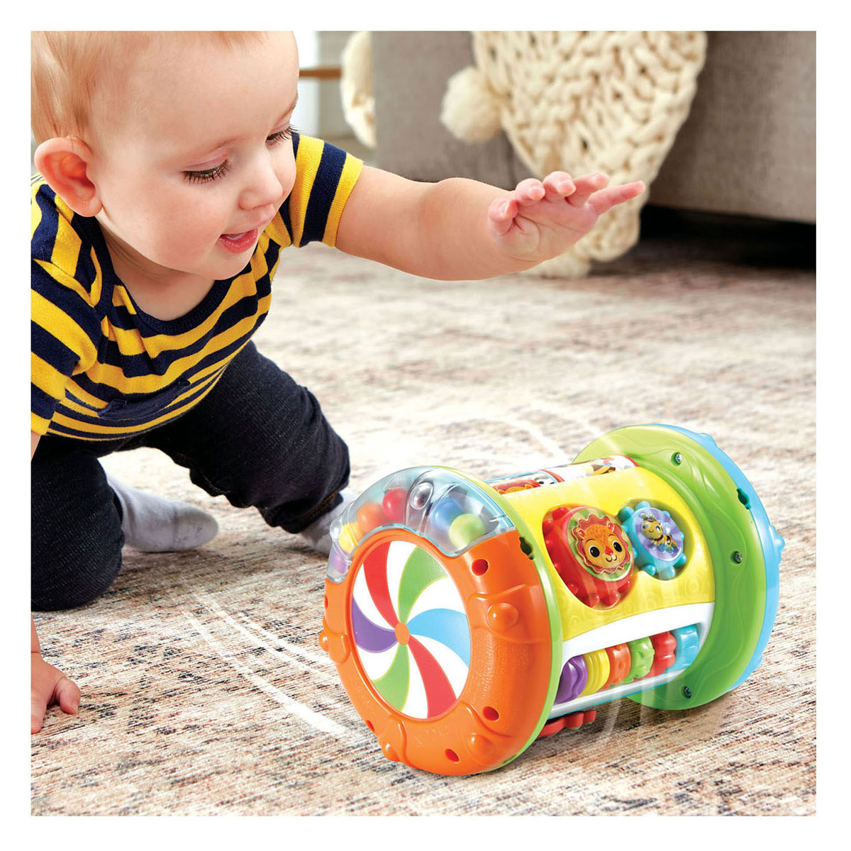 Jouet pour bébé Tamtam Roll 3 en 1 magique VTech