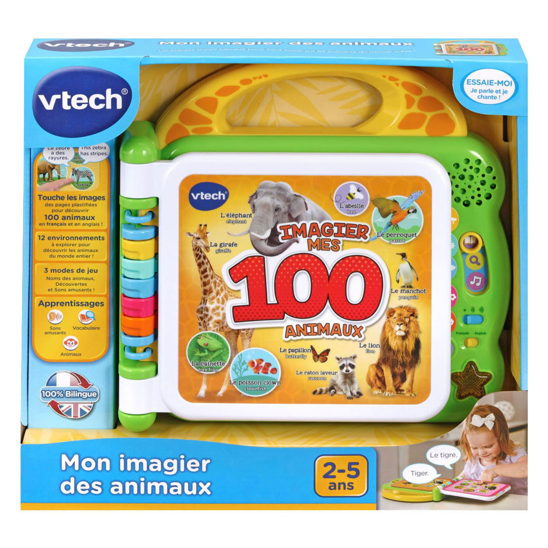 Jouets pour bébés VTech Mes 100 premiers animaux