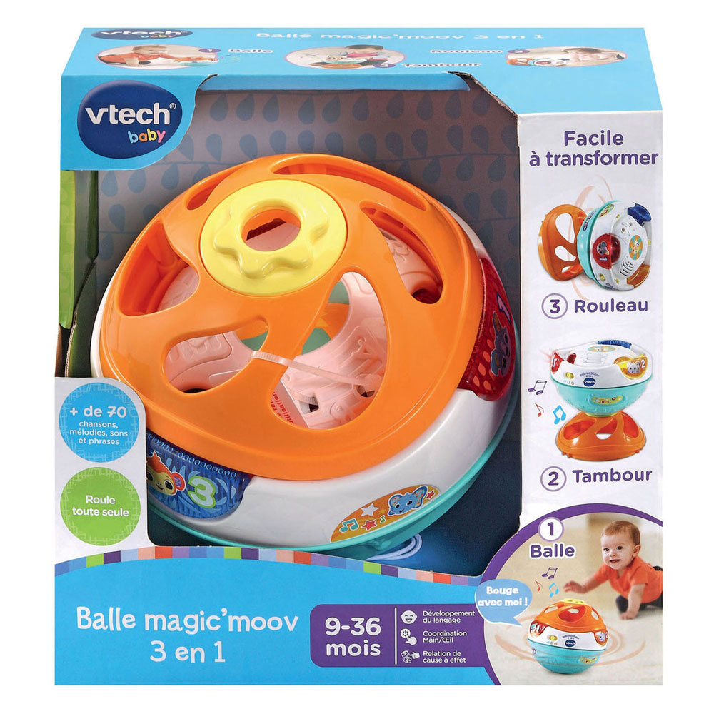 Balle interactive 3 en 1 Vtech Magic'Moov pour bébé