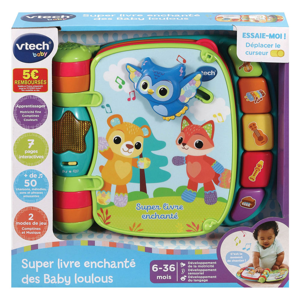 Livre interactif pour bébé Vtech
