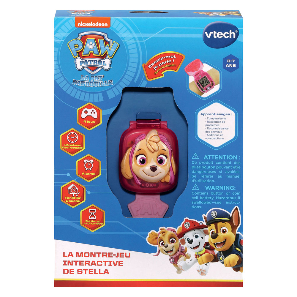 Montre éducative VTech Pat' Patrouille Stella