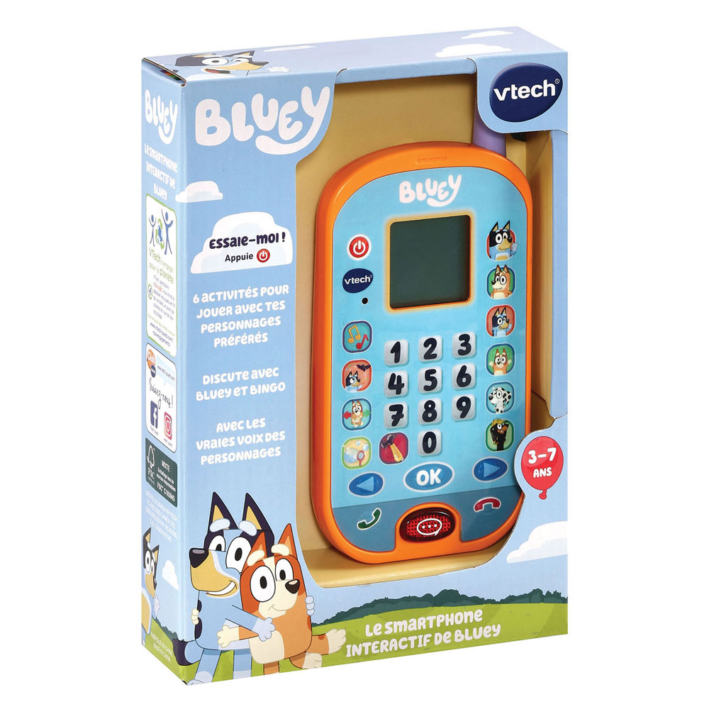 Téléphone éducatif VTech Bluey