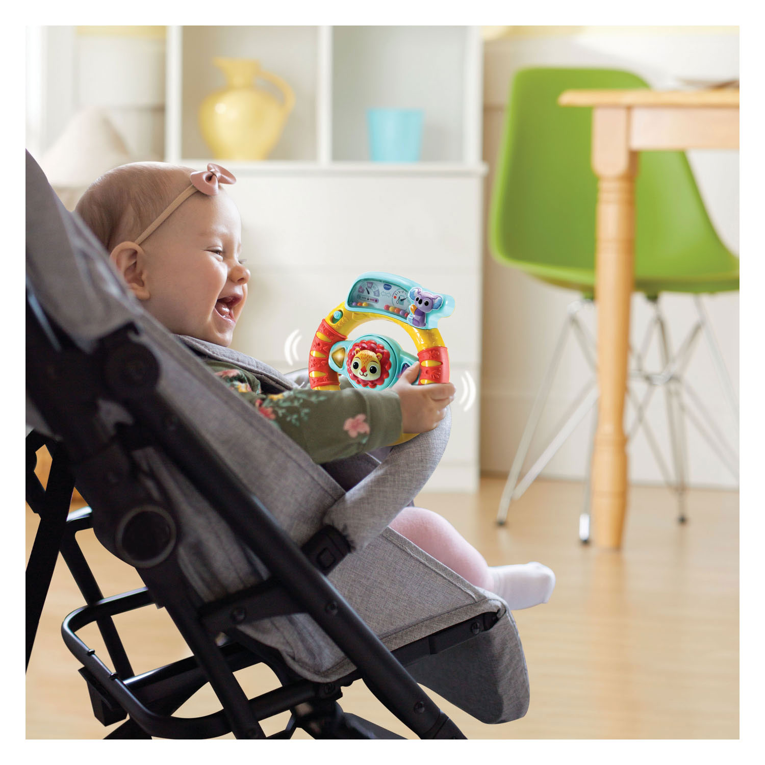 Volant VTech avec klaxon et clignotants