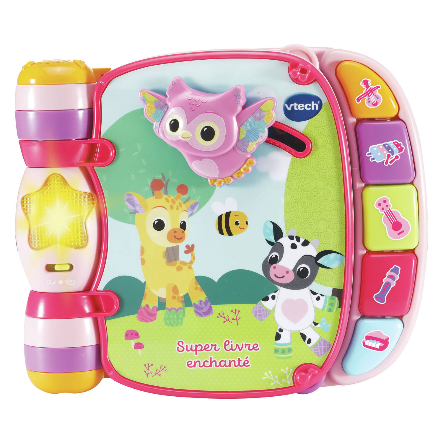 Livre de chansons VTech Animaux Amis Rose