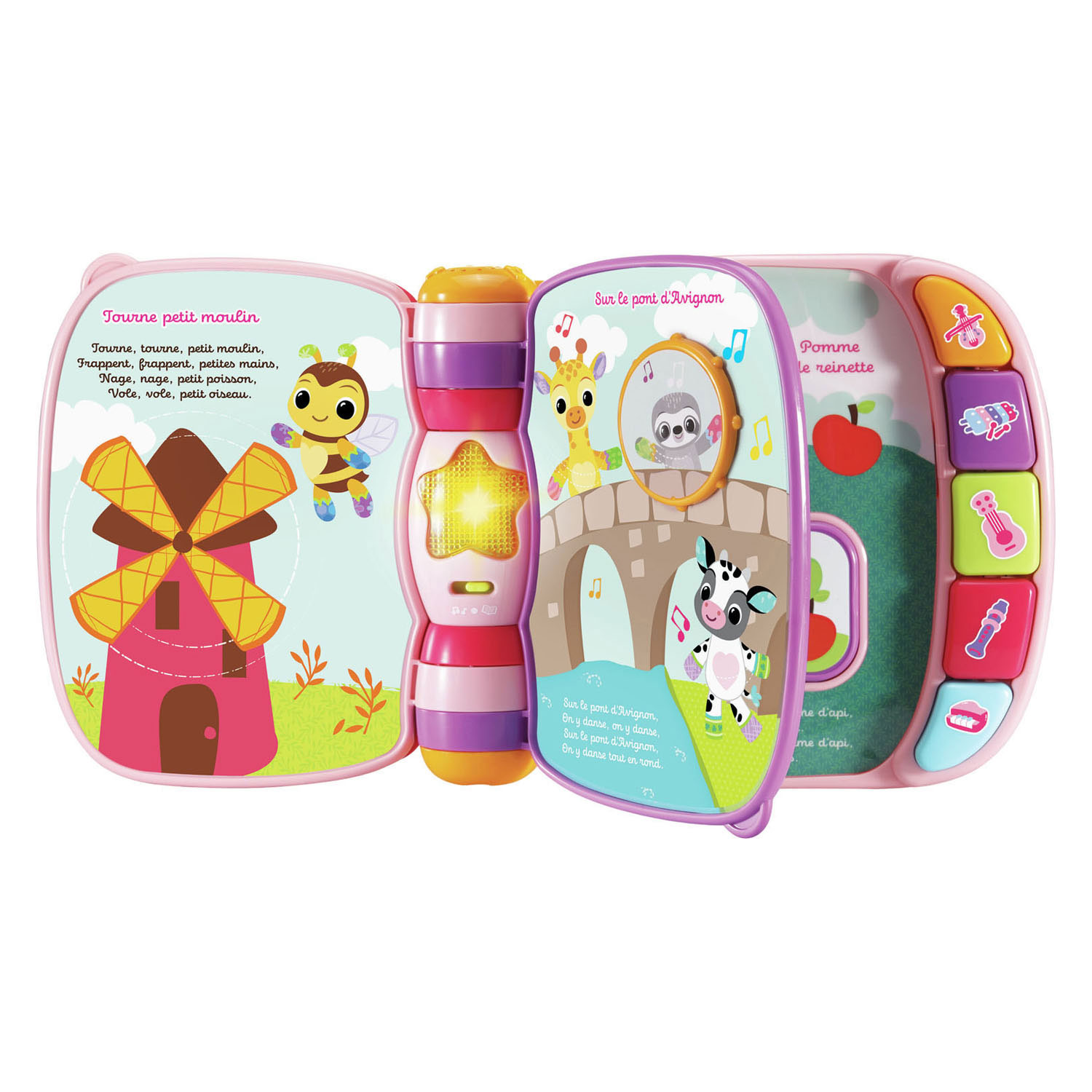 Livre de chansons VTech Animaux Amis Rose