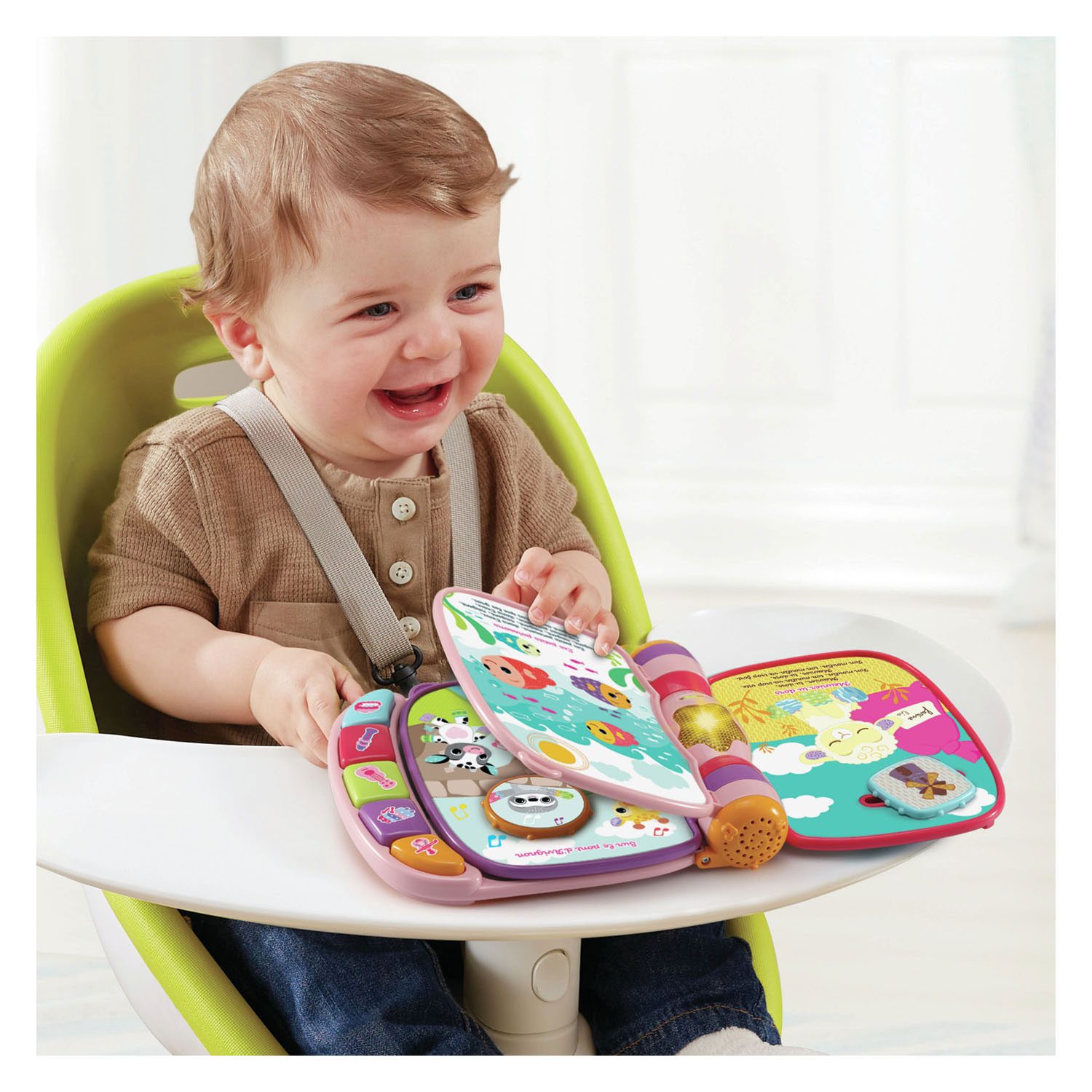 Livre de chansons VTech Animaux Amis Rose