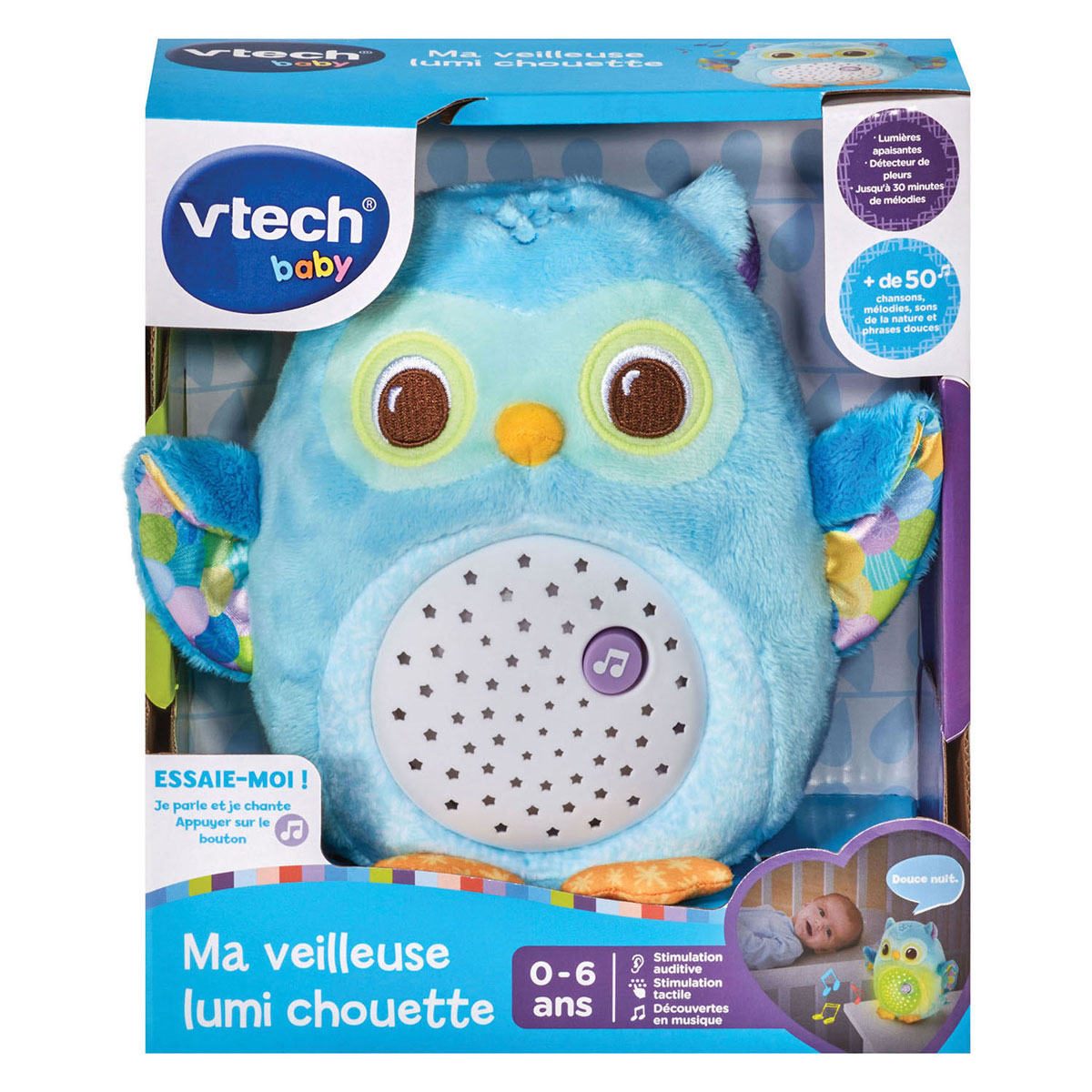 Veilleuse hibou pour l'heure du coucher de VTech