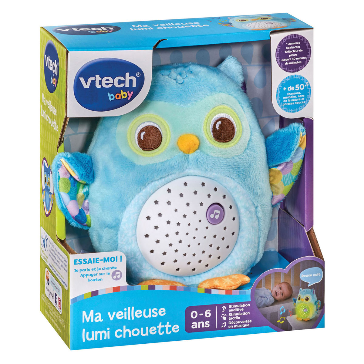 Veilleuse hibou pour l'heure du coucher de VTech