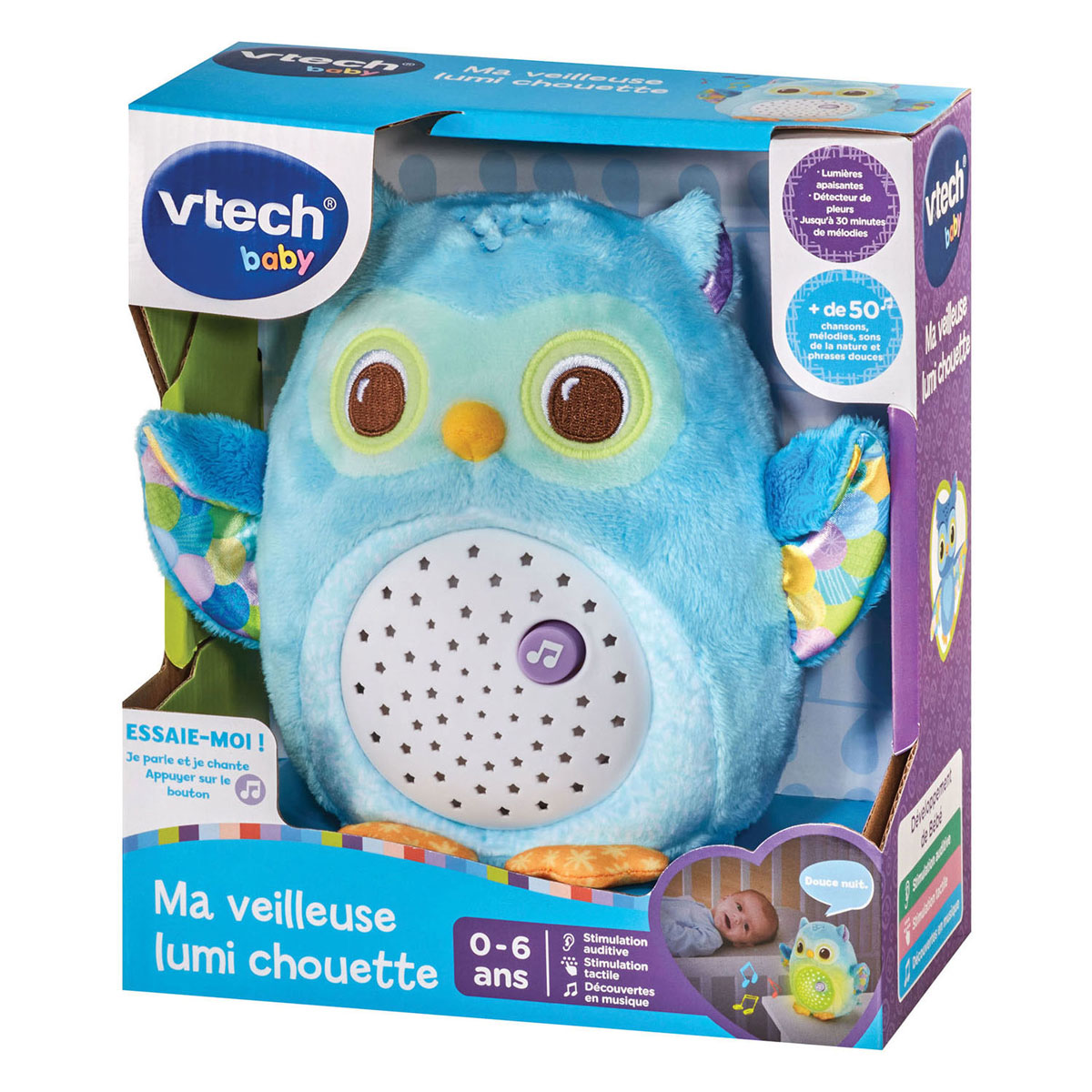Veilleuse hibou pour l'heure du coucher de VTech
