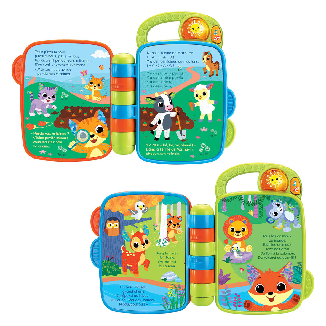 Livre Vtech avec des comptines