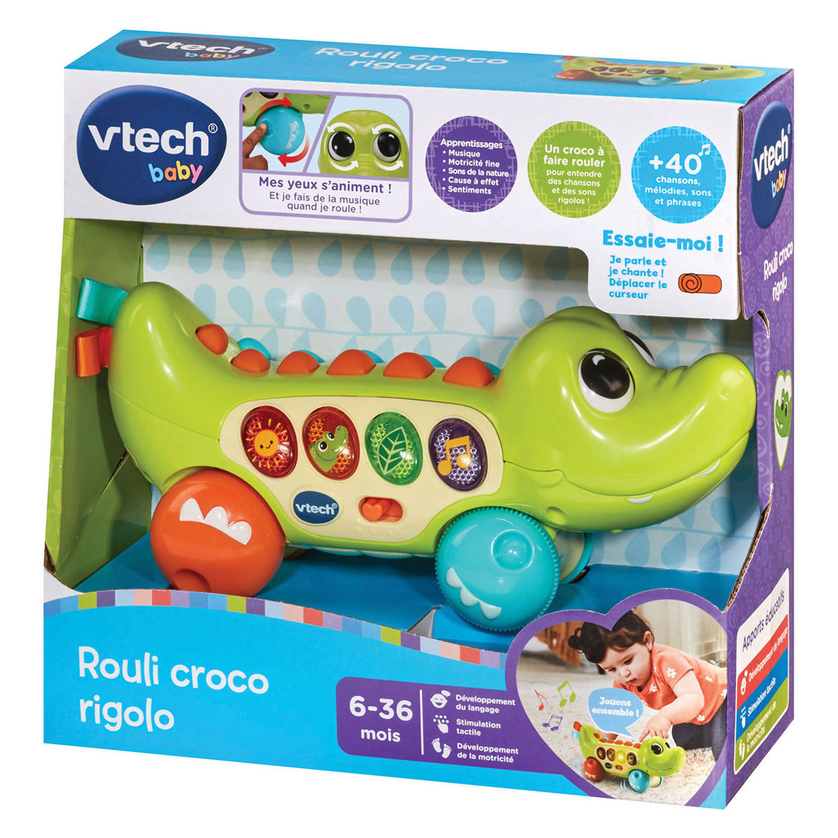 Crocodile Vtech Happy Rolling