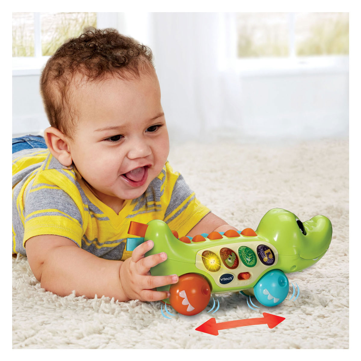 Crocodile Vtech Happy Rolling