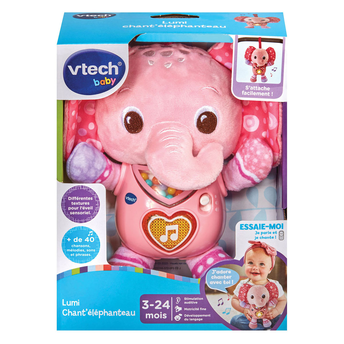 Éléphant VTech avec lumières et sons