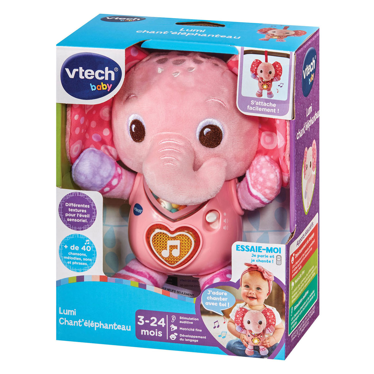 Éléphant VTech avec lumières et sons