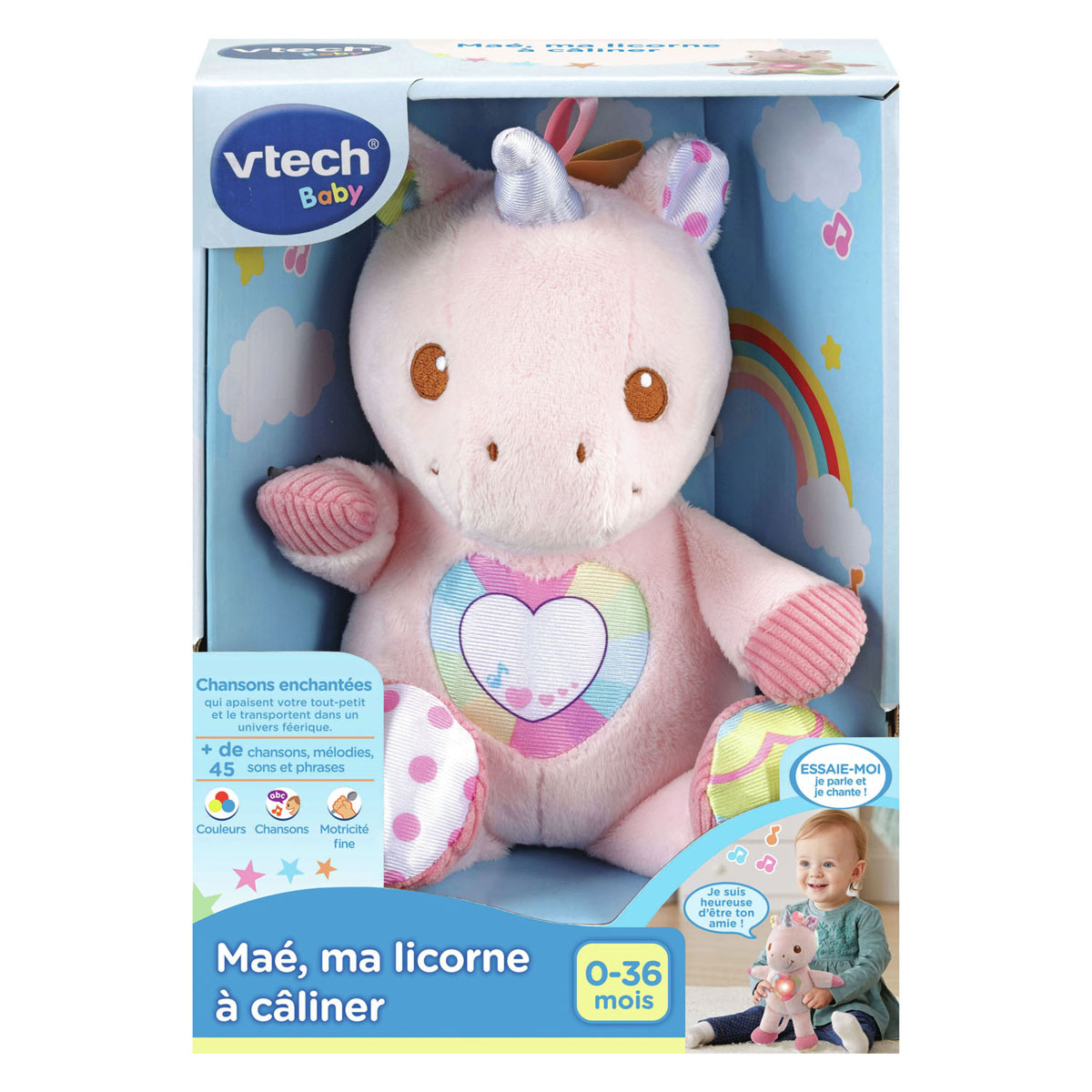 Licorne en peluche VTech pour bébé