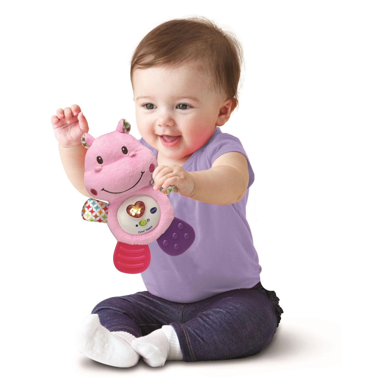 Hochet bébé VTech Crocodile Hippopotame