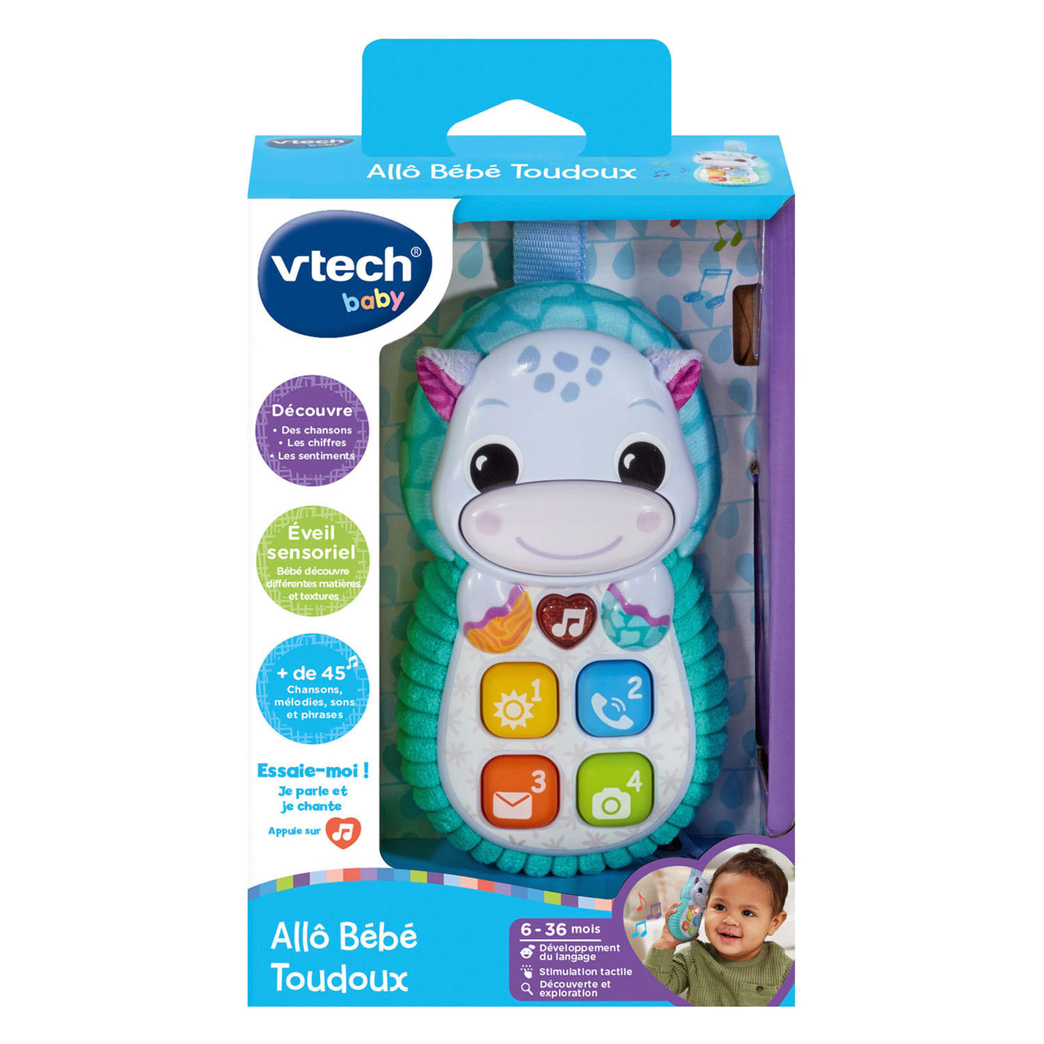 Téléphone VTech Baby Hippo
