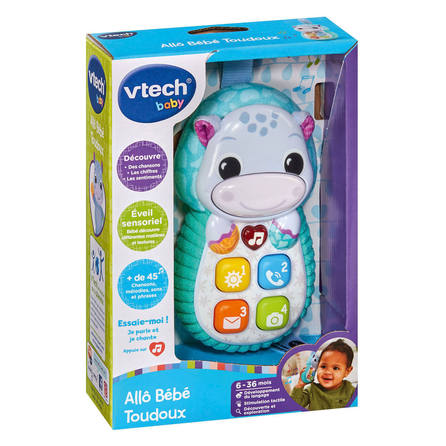 Téléphone VTech Baby Hippo