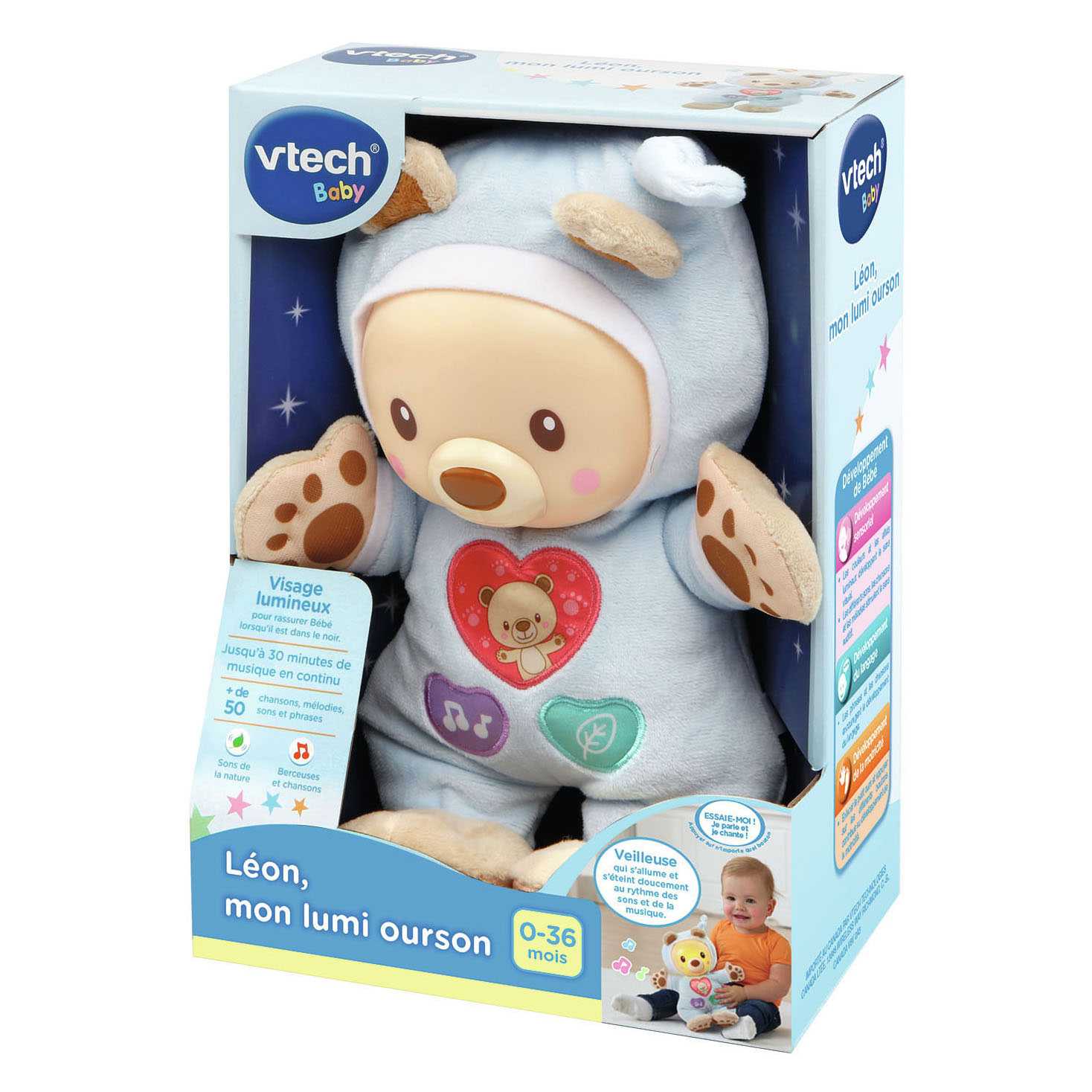 VTech Bébé Léon, mon ours lumineux
