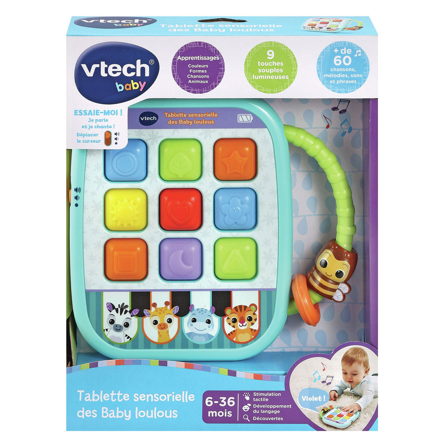 Tablette sensorielle pour bébé VTech