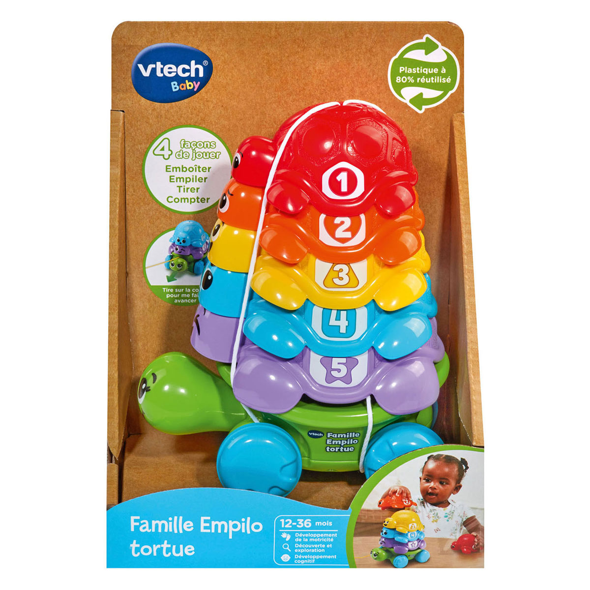 Tour à empiler VTech Baby Tortue