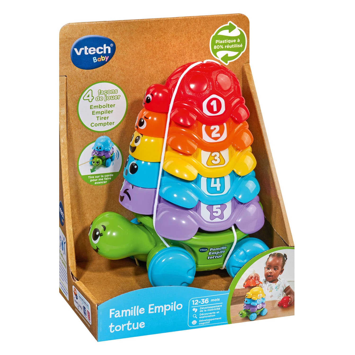 Tour à empiler VTech Baby Tortue