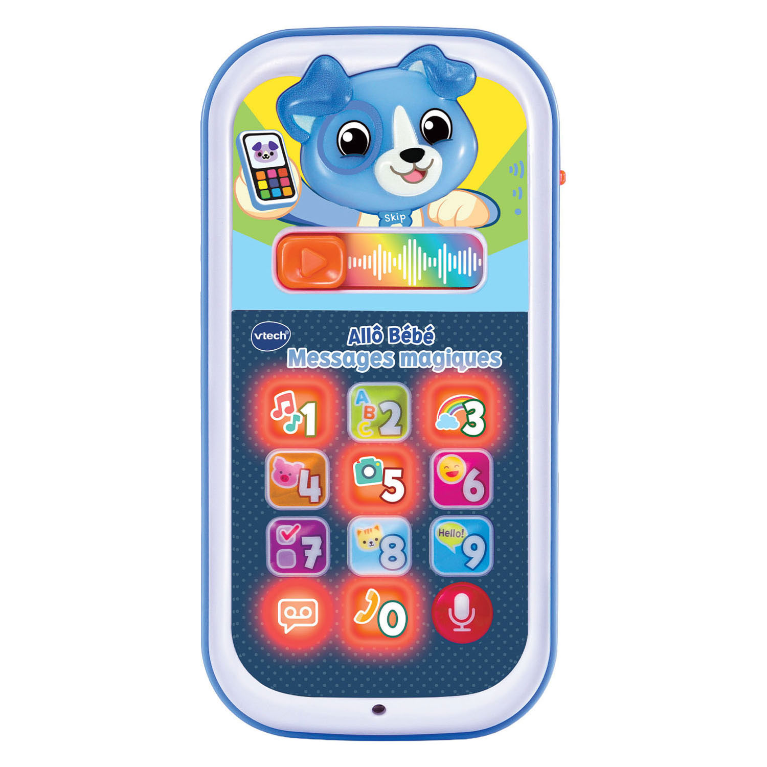 Téléphone pour bébé VTech Baby Call and Learn Puppy avec messages vocaux