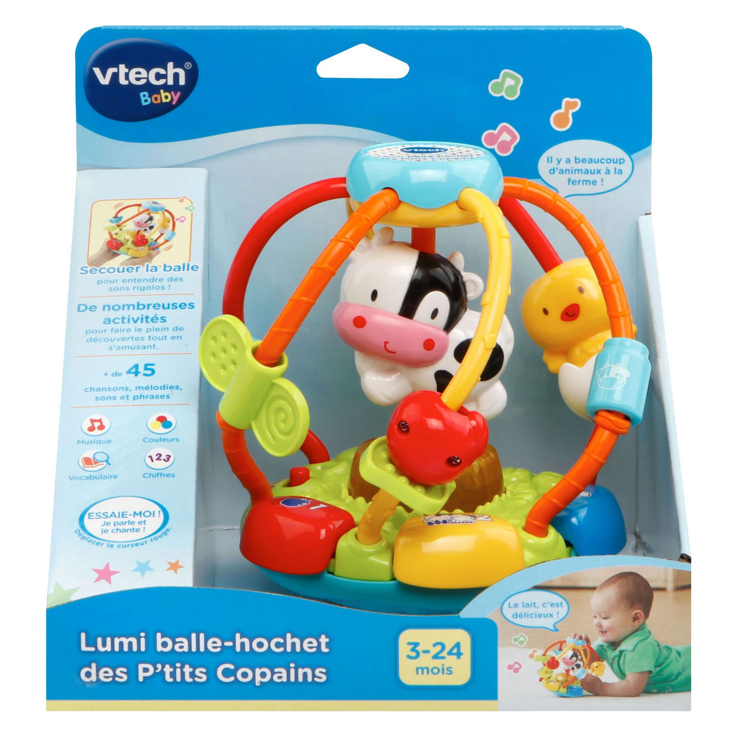 VTech Baby Hochet lumineux et balle Amis