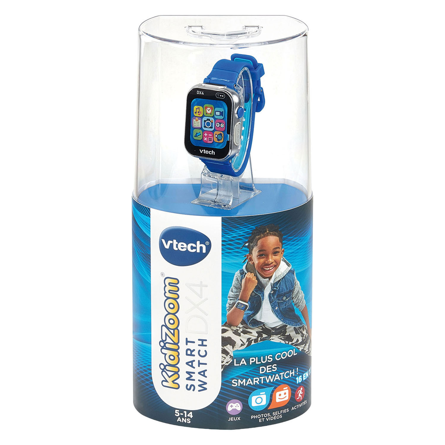 Montre connectée VTech KidiZoom DX4 bleue