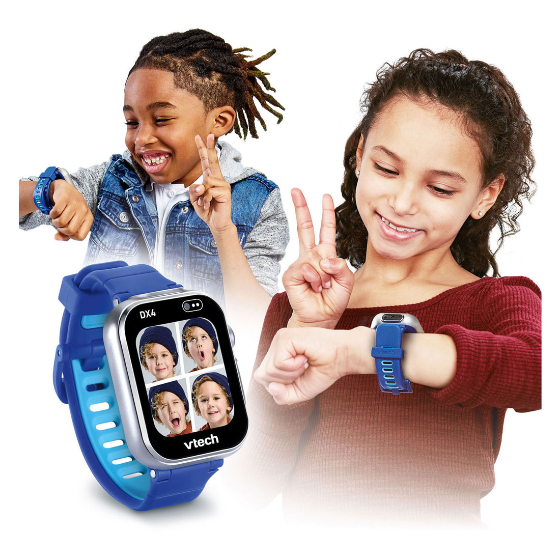 Montre connectée VTech KidiZoom DX4 bleue
