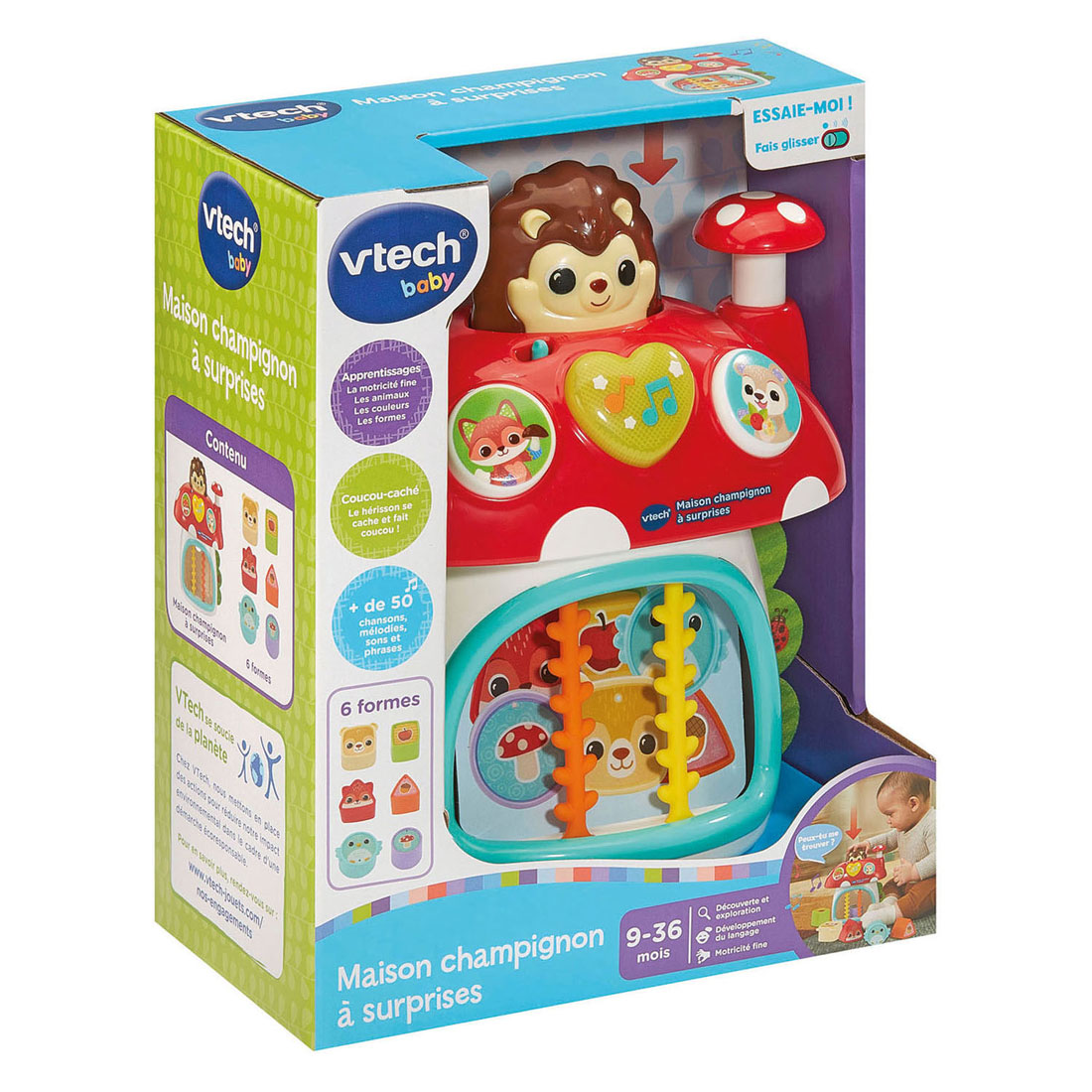 Champignon bébé VTech avec surprises