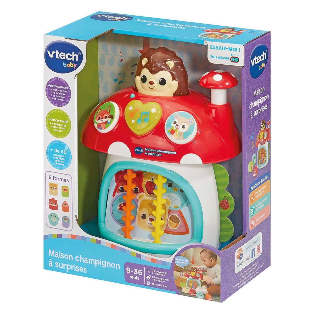 Champignon bébé VTech avec surprises