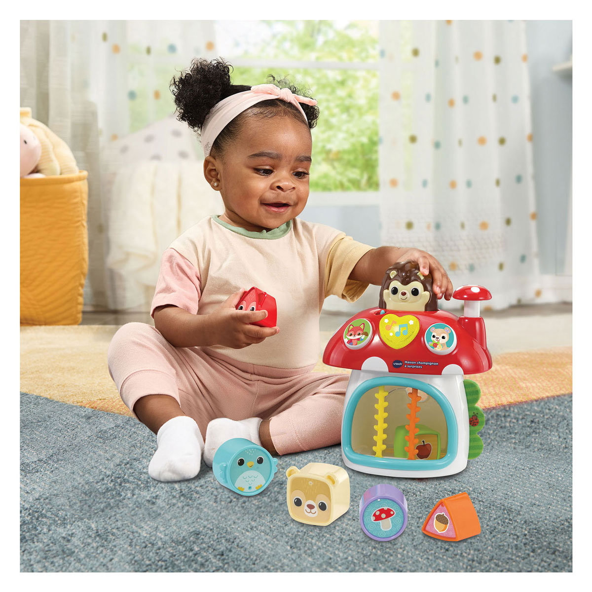 Champignon bébé VTech avec surprises
