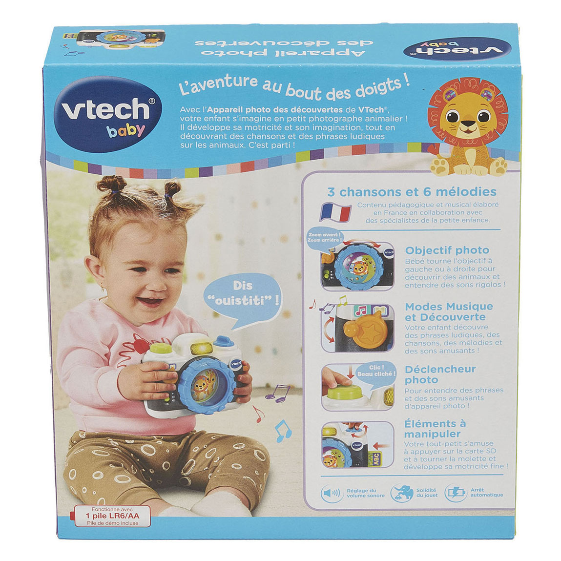 Caméra de découverte pour bébé VTech