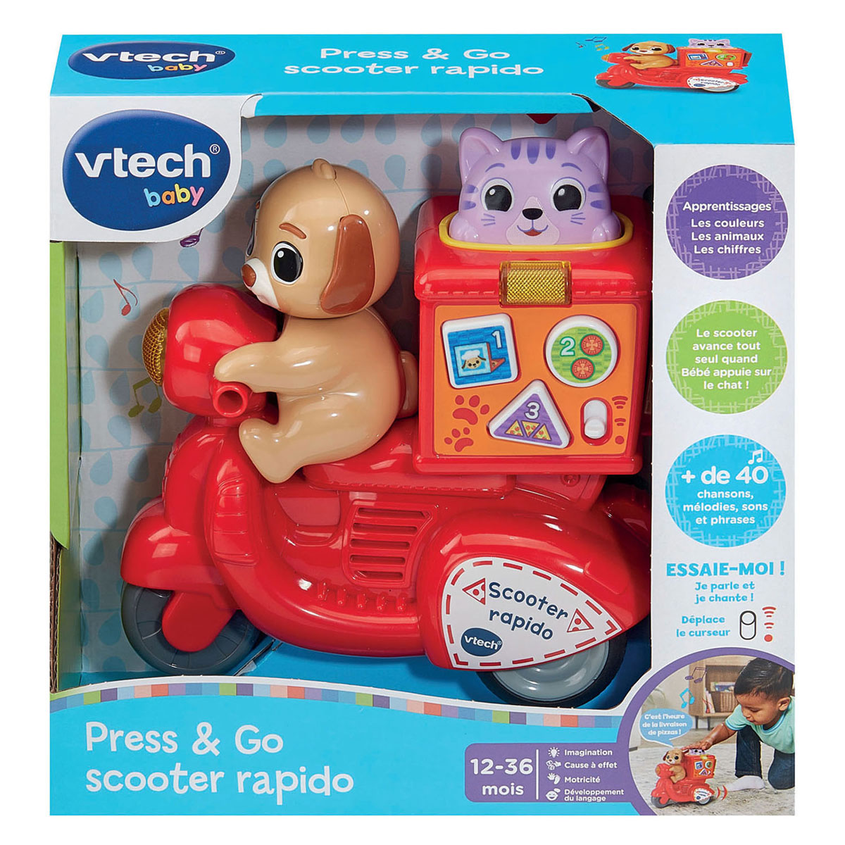 Trottinette VTech Baby Press & Go