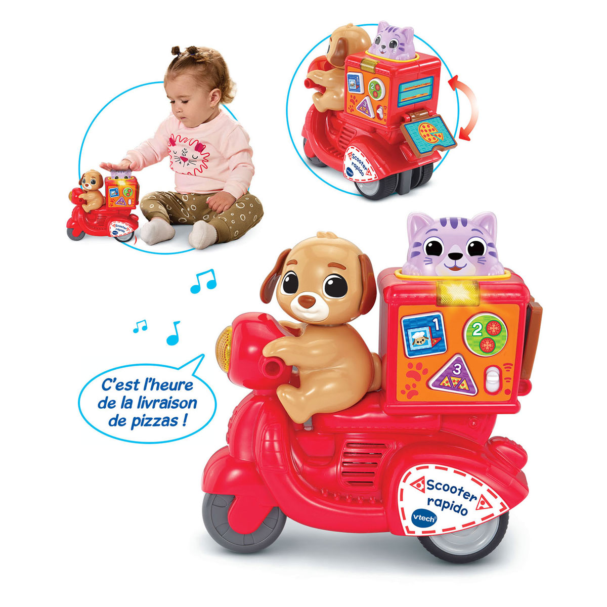 Trottinette VTech Baby Press & Go