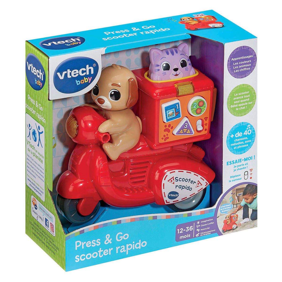 Trottinette VTech Baby Press & Go