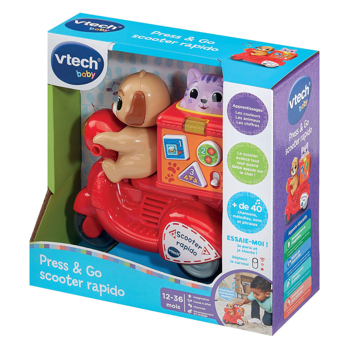 Trottinette VTech Baby Press & Go