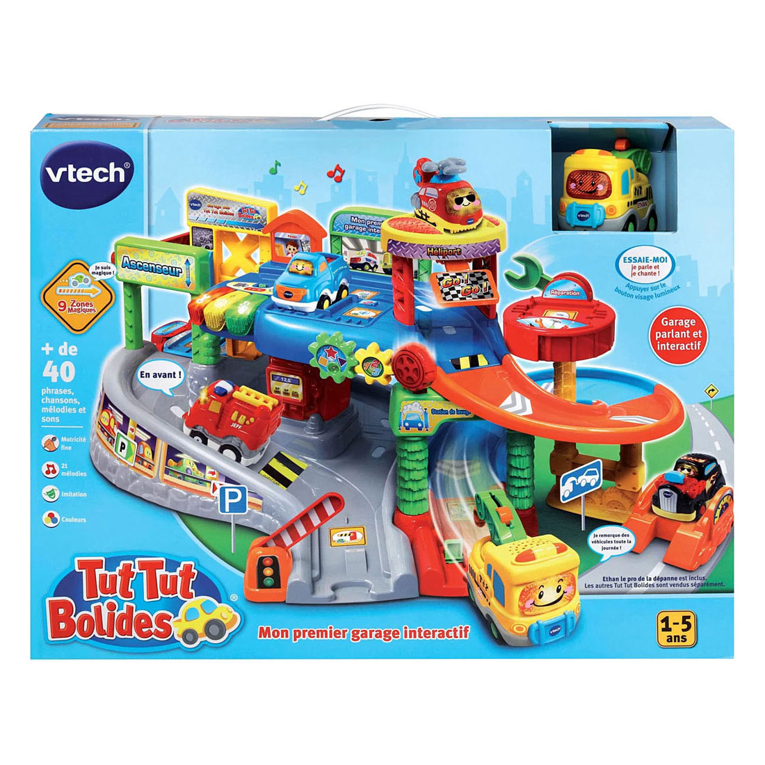 Voitures VTech Toot Toot - Mon premier garage interactif