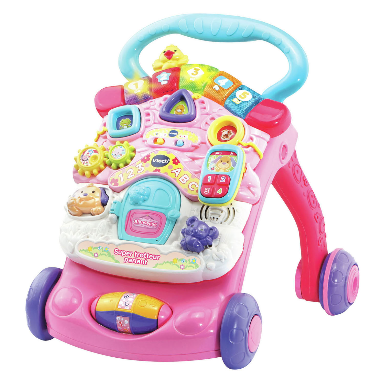 Trotteur d'activités 2 en 1 VTech rose