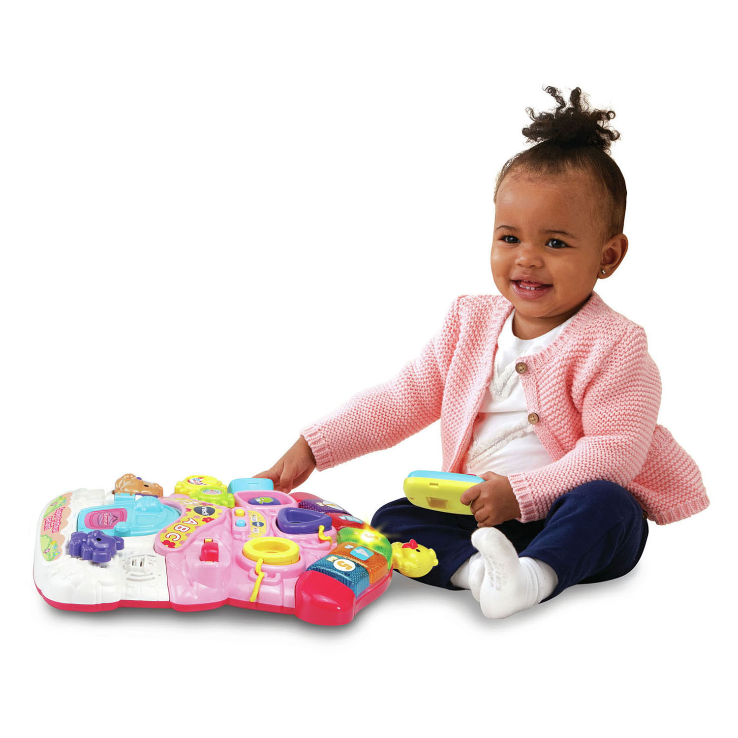 Trotteur d'activités 2 en 1 VTech rose