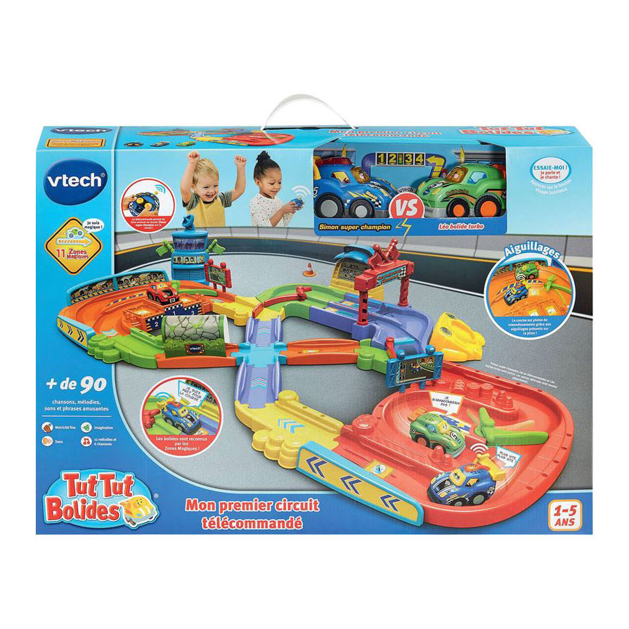 VTech Toot Toot Cars - Mon premier circuit interactif avec 2 voitures