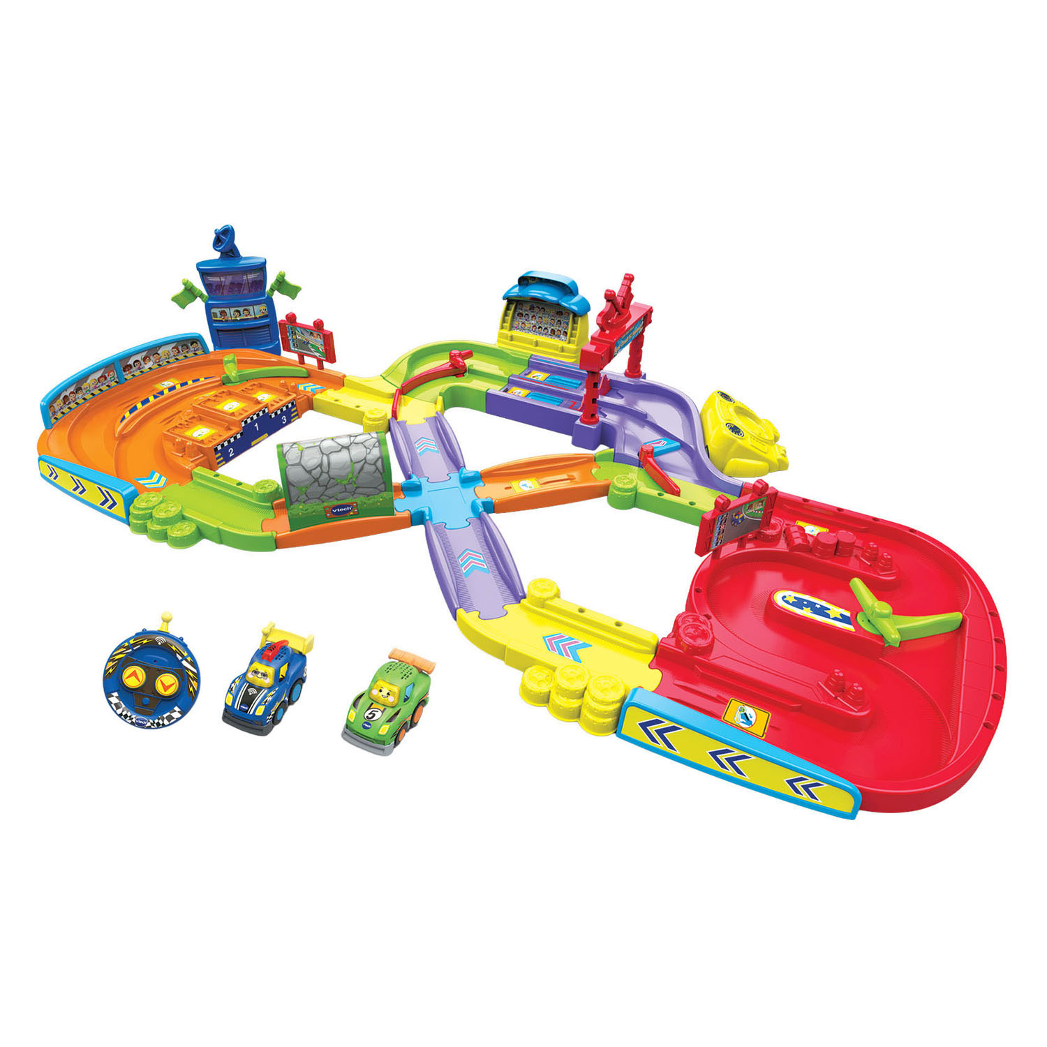 VTech Toot Toot Cars - Mon premier circuit interactif avec 2 voitures