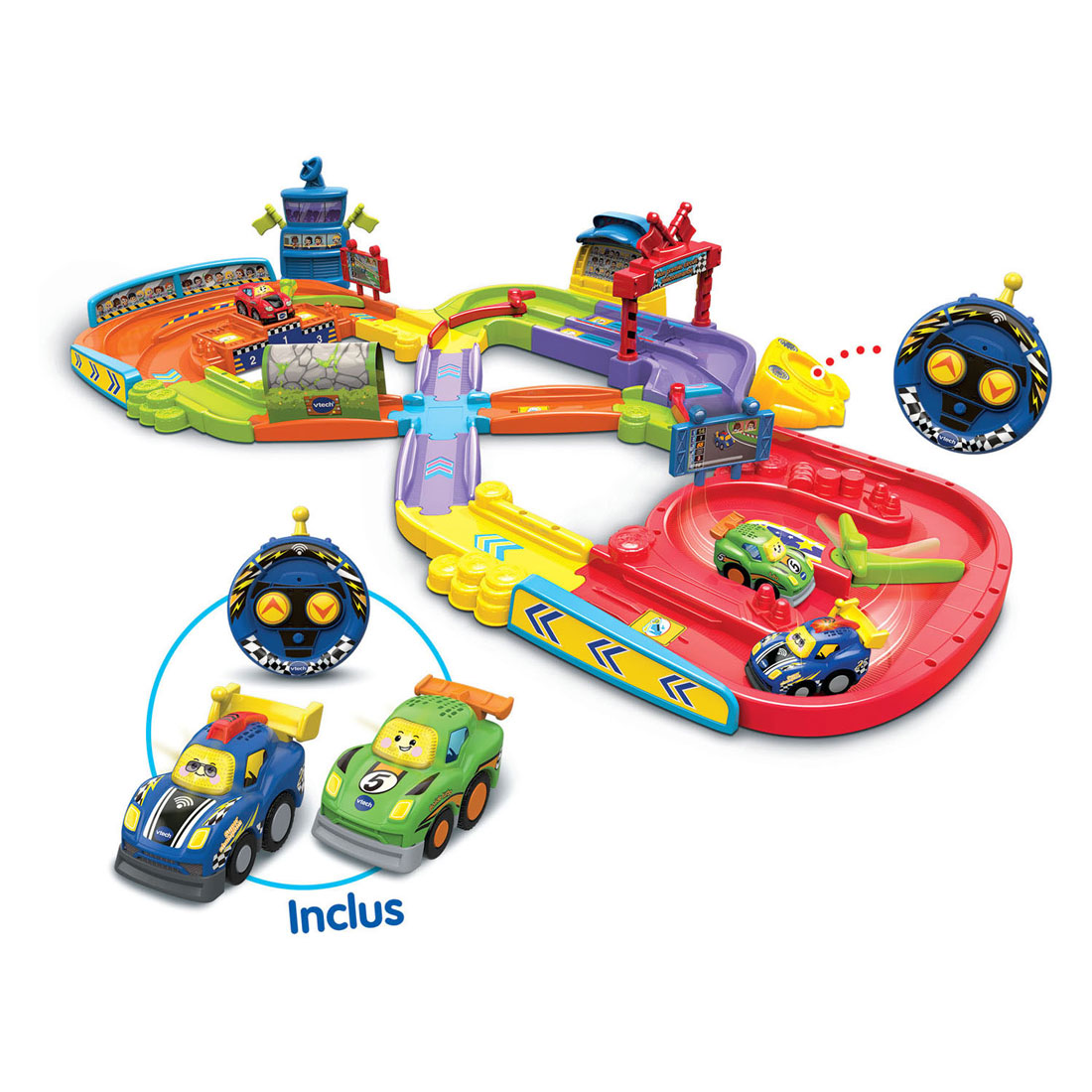 VTech Toot Toot Cars - Mon premier circuit interactif avec 2 voitures
