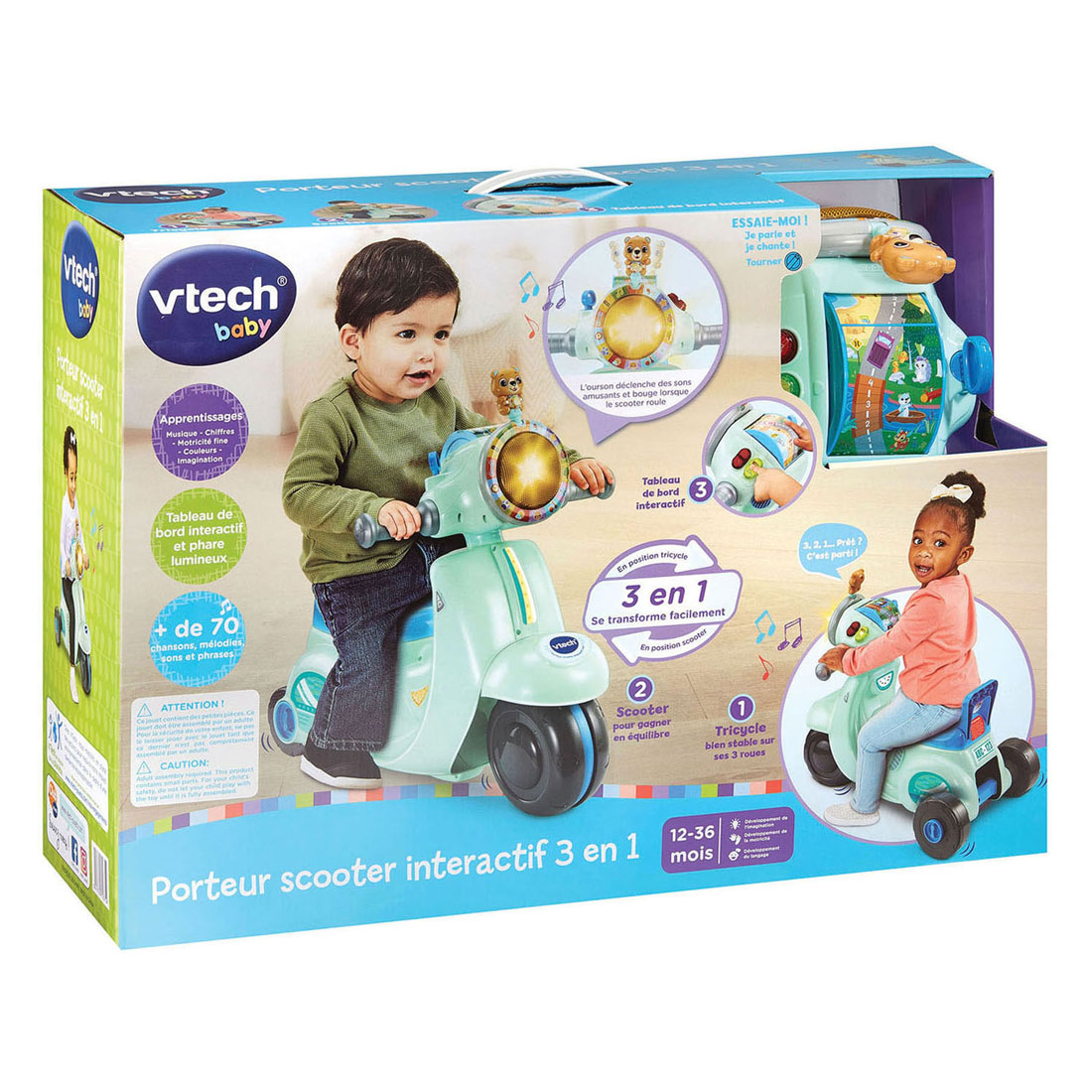 Trottinette 3-en-1 VTech