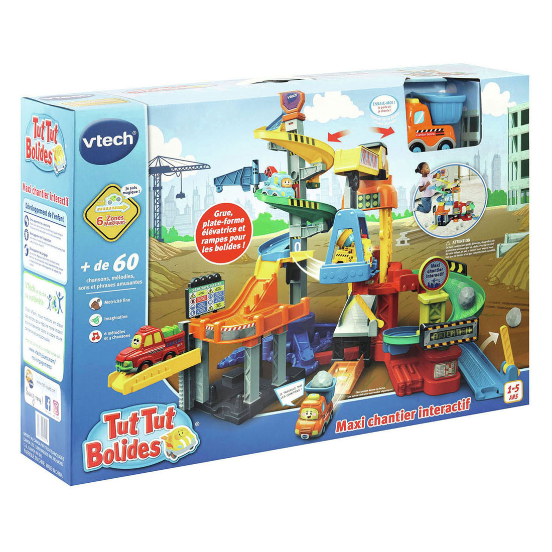 Chantier de construction interactif Vtech Toot Toot Cars