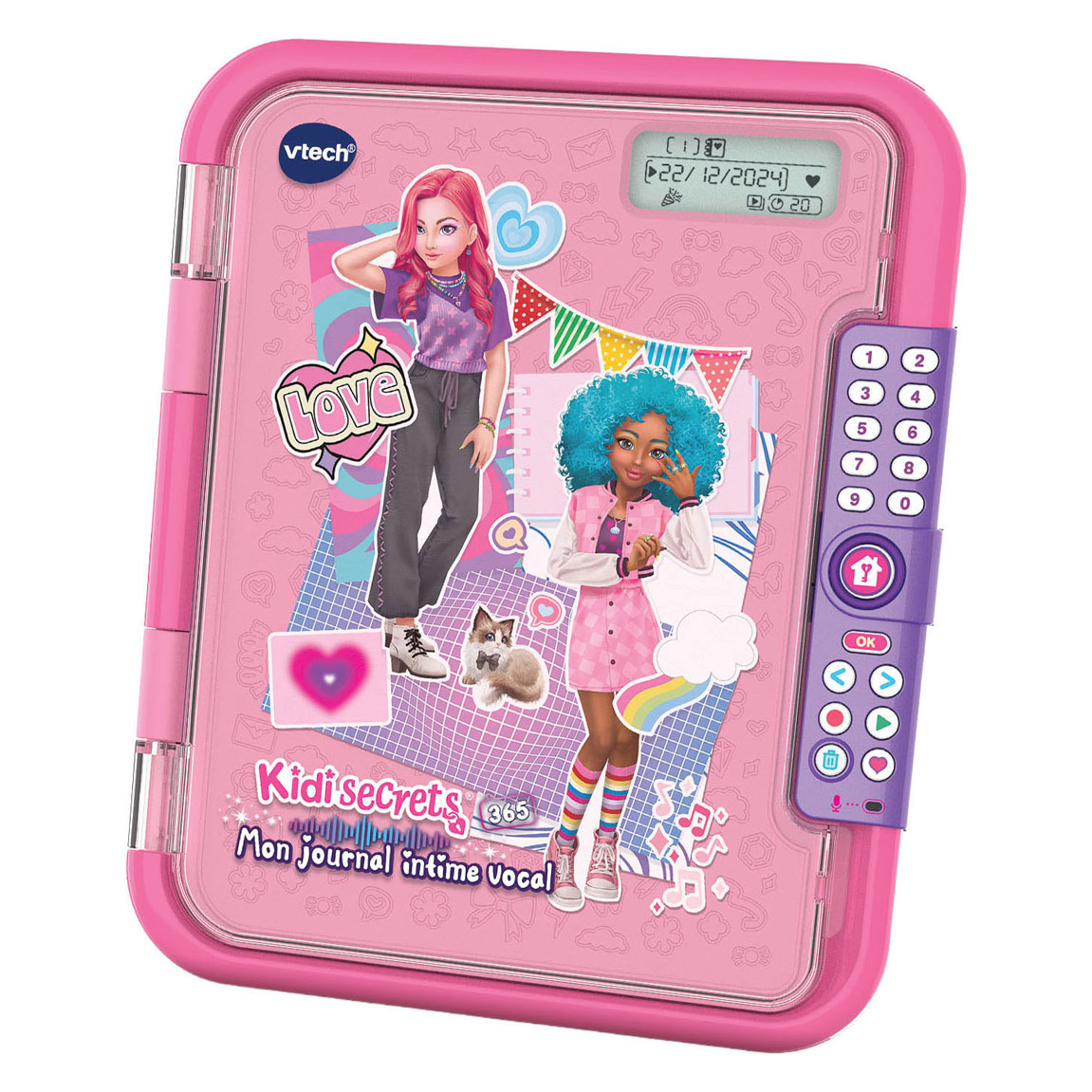 Journal intime secret VTech KidiSecrets 365 - Rose