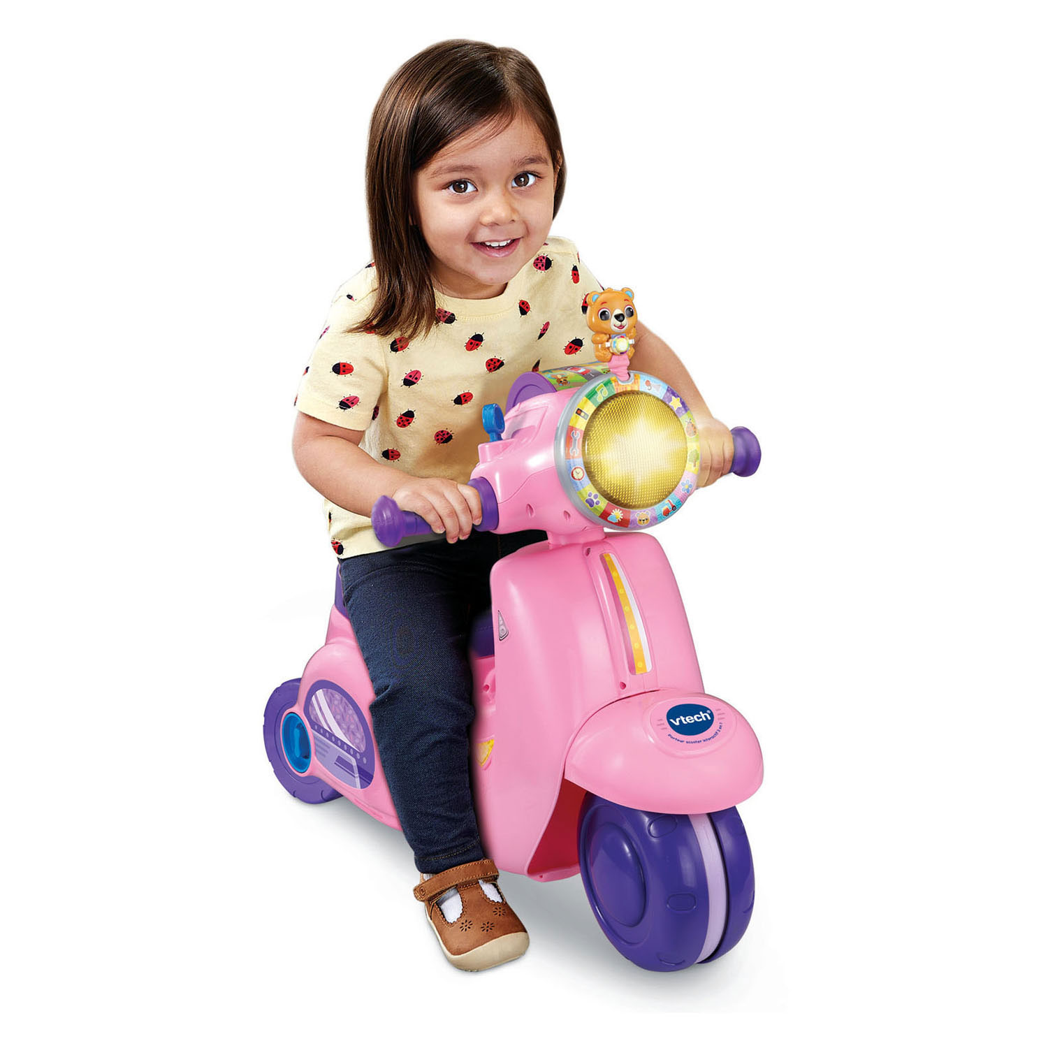 Trottinette d'équilibre 2 en 1 VTech Baby - Rose
