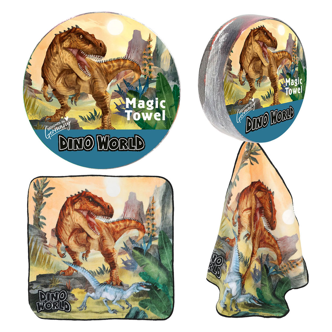 Dino World Magic Handtuch