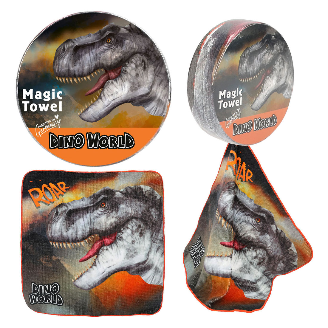 Dino World Magic Towel